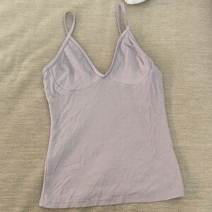 Joah Brown Lavender Spaghetti Strap Top